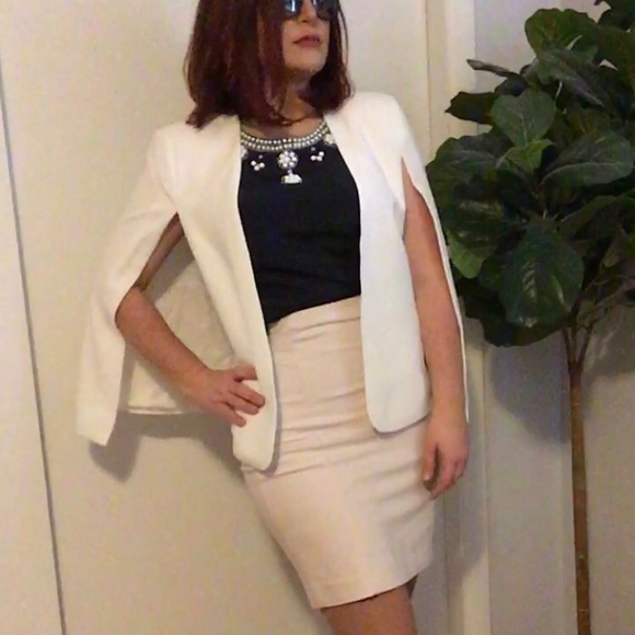 Express Blush Pink Pencil Skirt - Picture 5 of 6